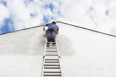 Peinture extérieure au Burgaud — façades et ravalement